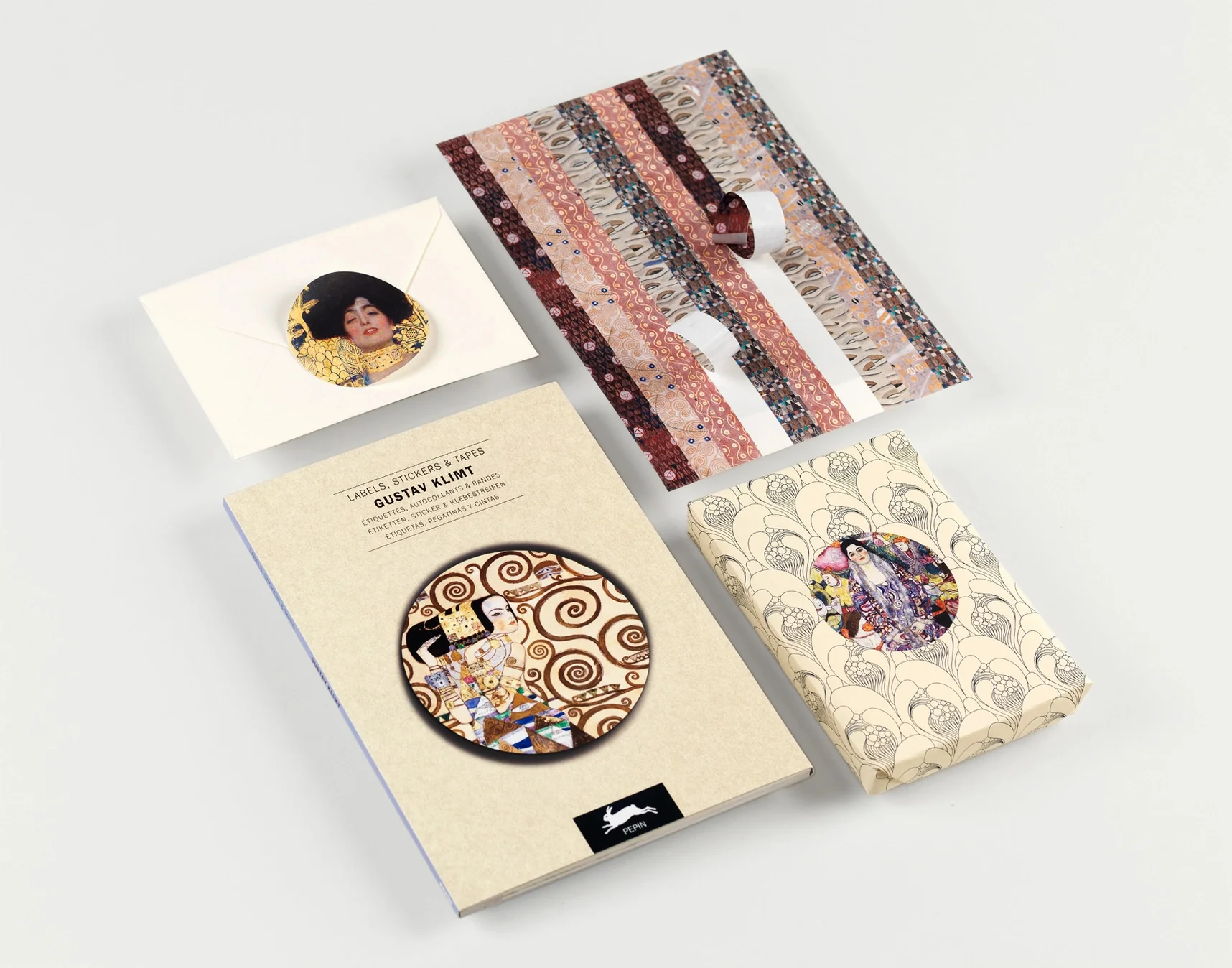 Pepin Label, Sticker & Tape Book - Gustav Klimt - Image 3