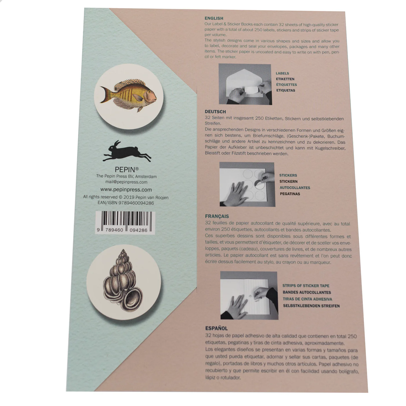 Pepin Label, Sticker & Tape Book - Marine - Image 2