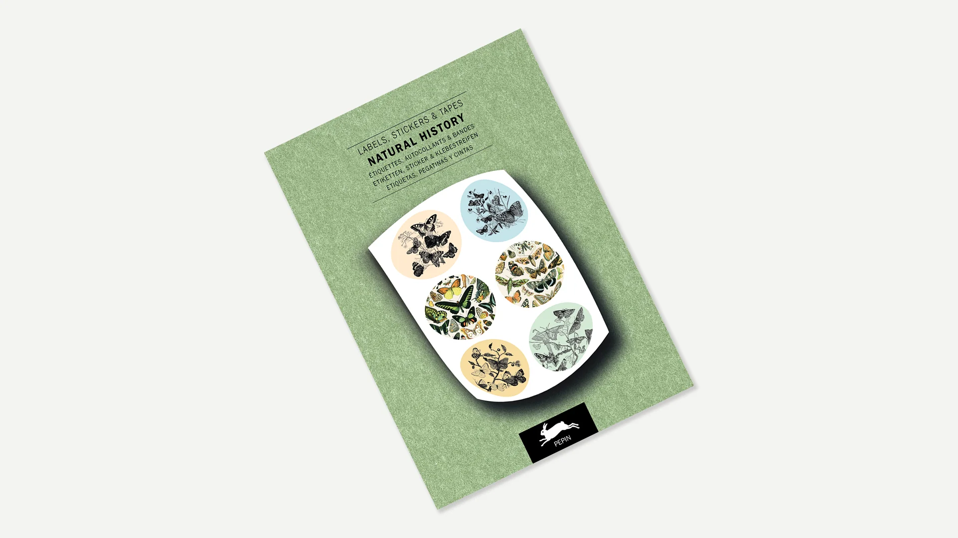Pepin Label, Sticker & Tape Book - Natural History