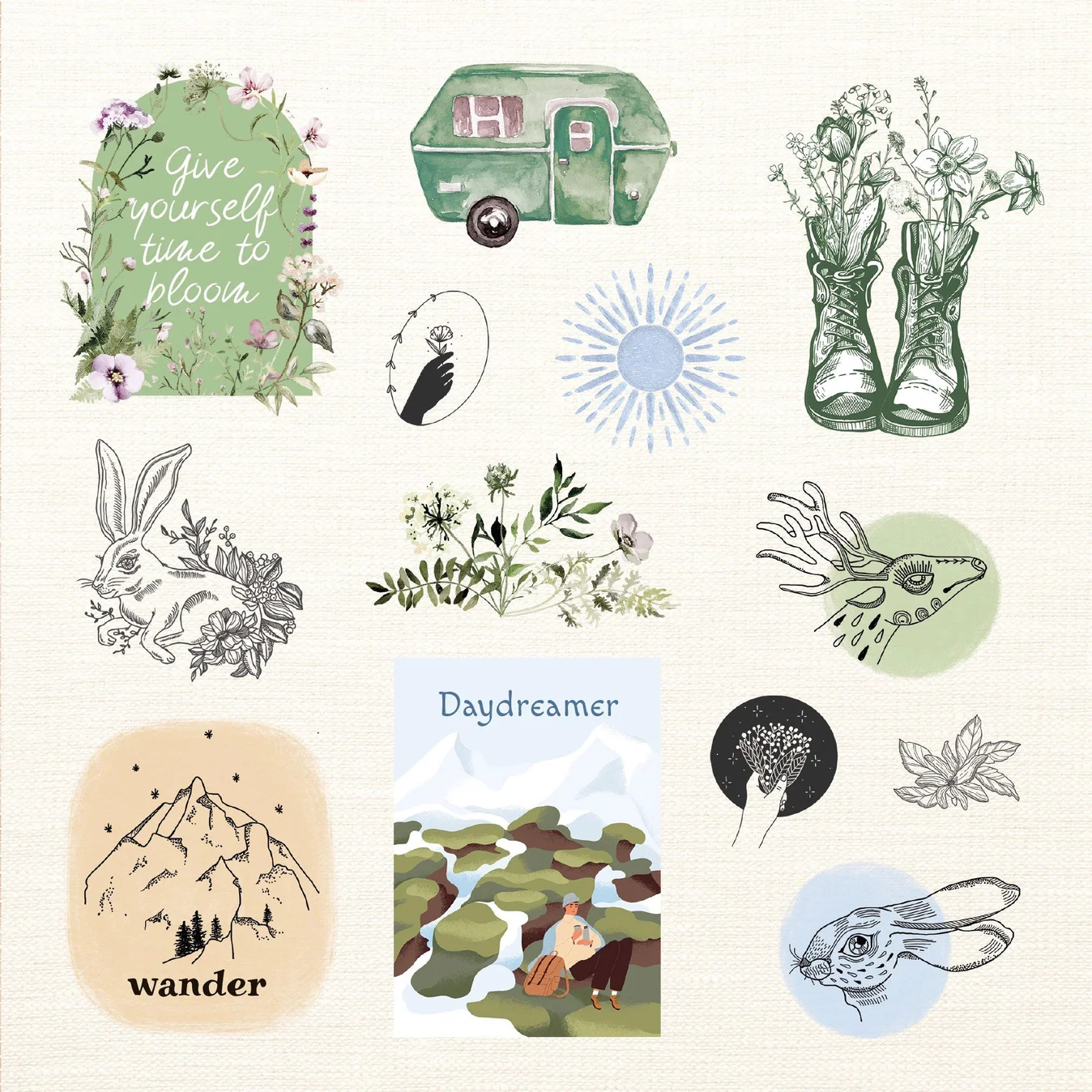 Peter Pauper Press - Boho Dreams Sticker Book - Image 5