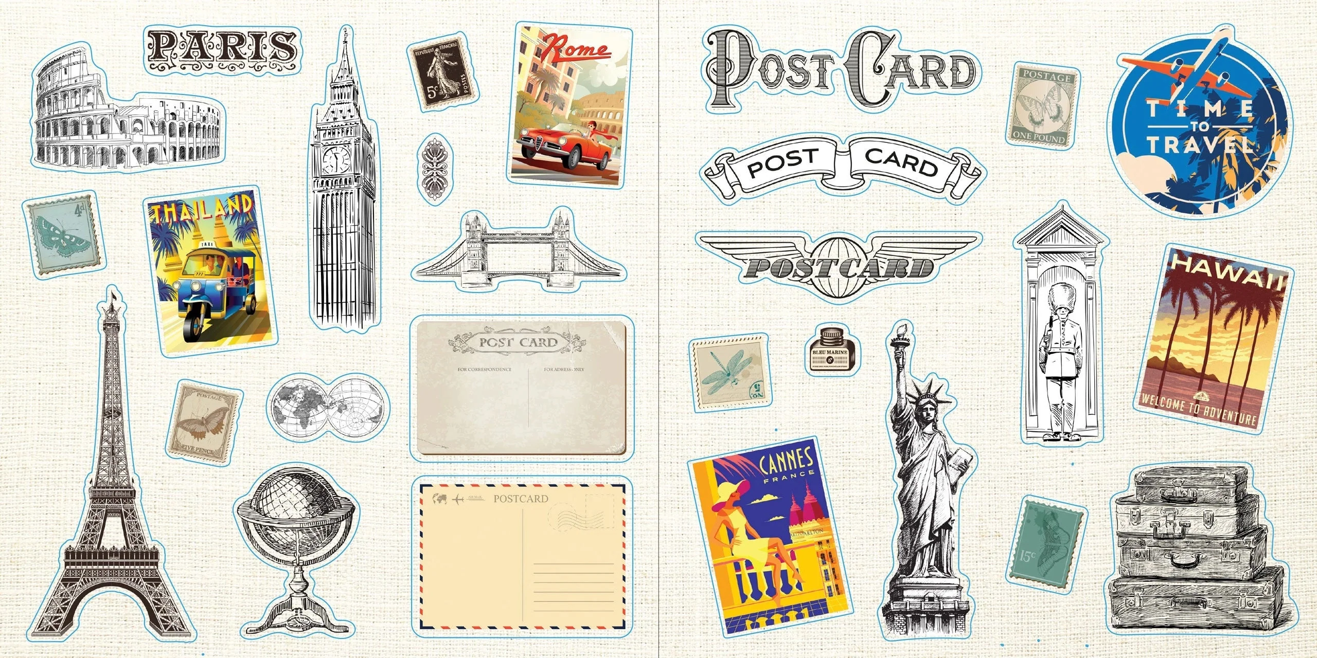 Peter Pauper Press - Loads of Ephemera Sticker Book - Image 3