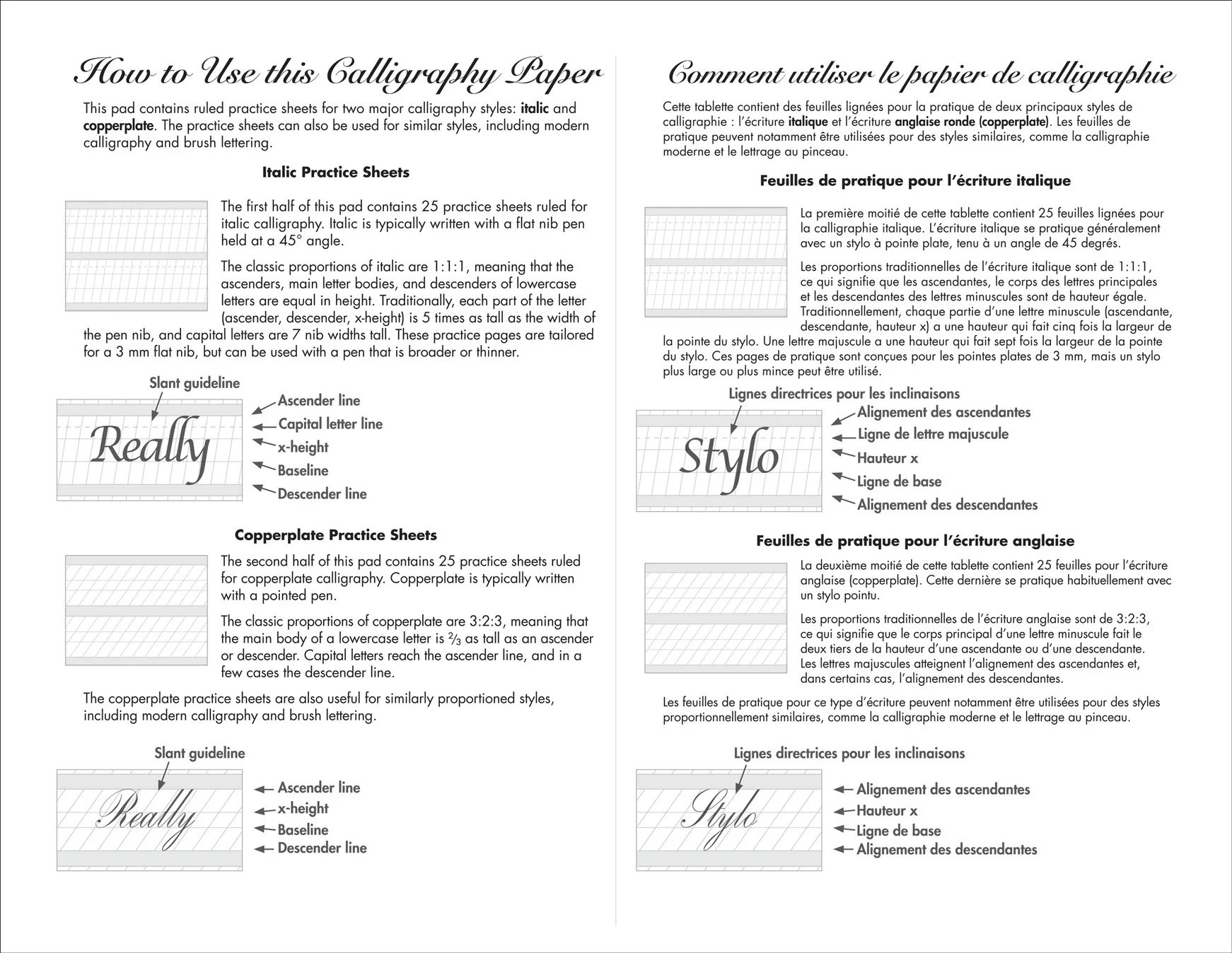 Peter Pauper Press - Studio Series Calligraphy Paper - Image 4