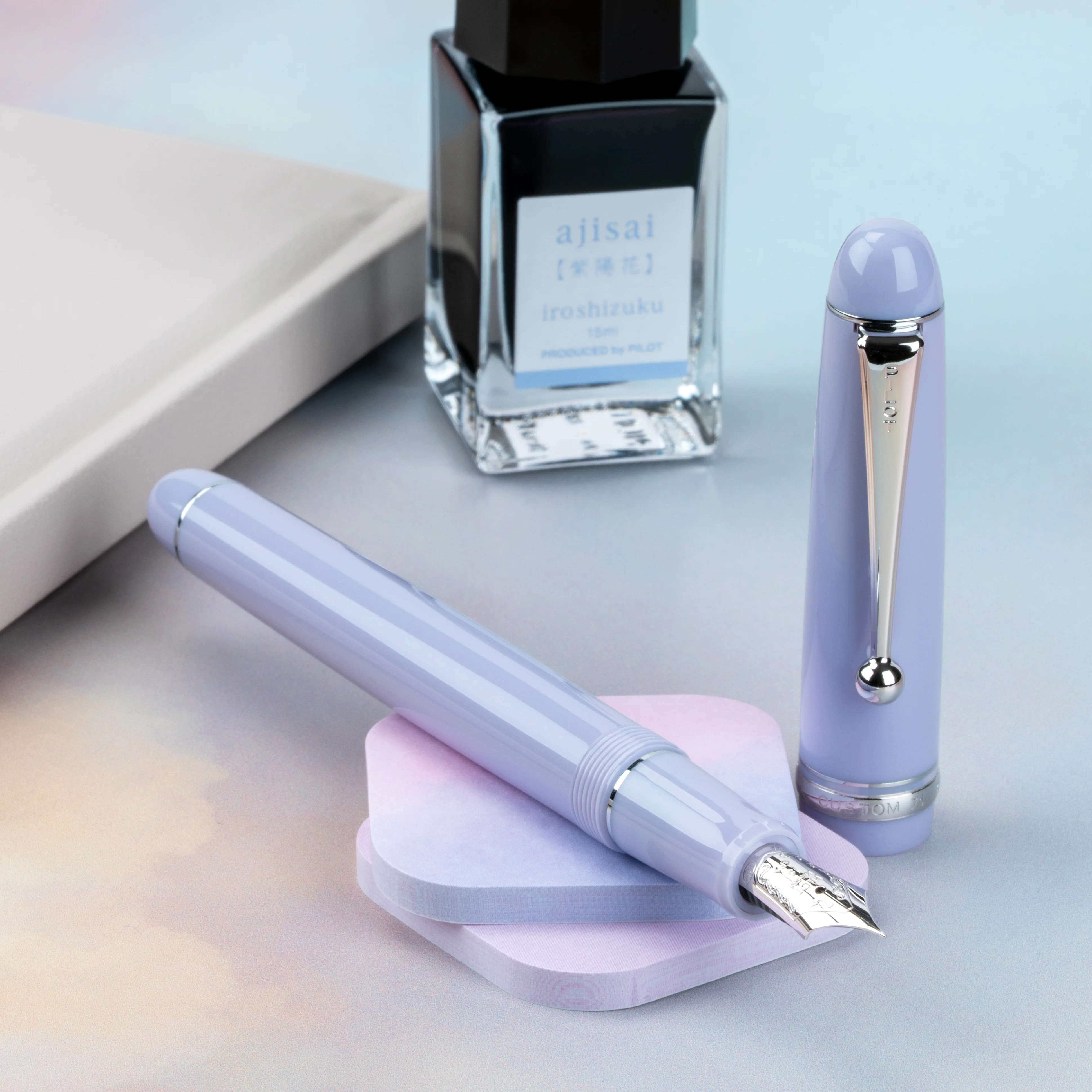 Pilot Custom 74 Fountain Pen Lavender Fog - Image 2