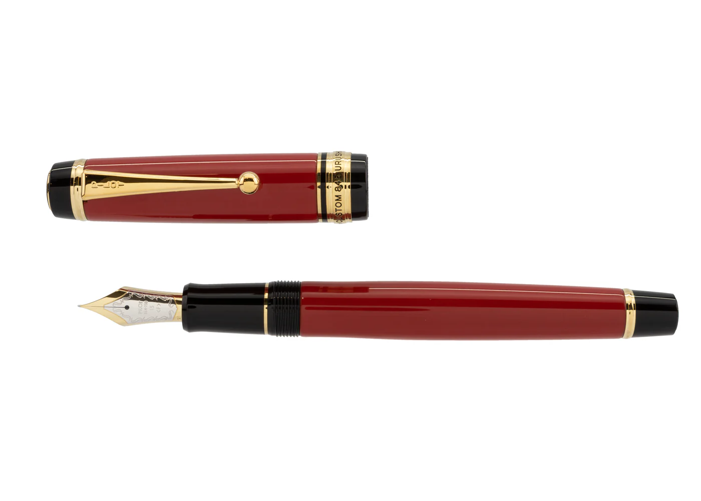 Pilot Custom 845 Vermilion Urushi Fountain Pen - Image 3