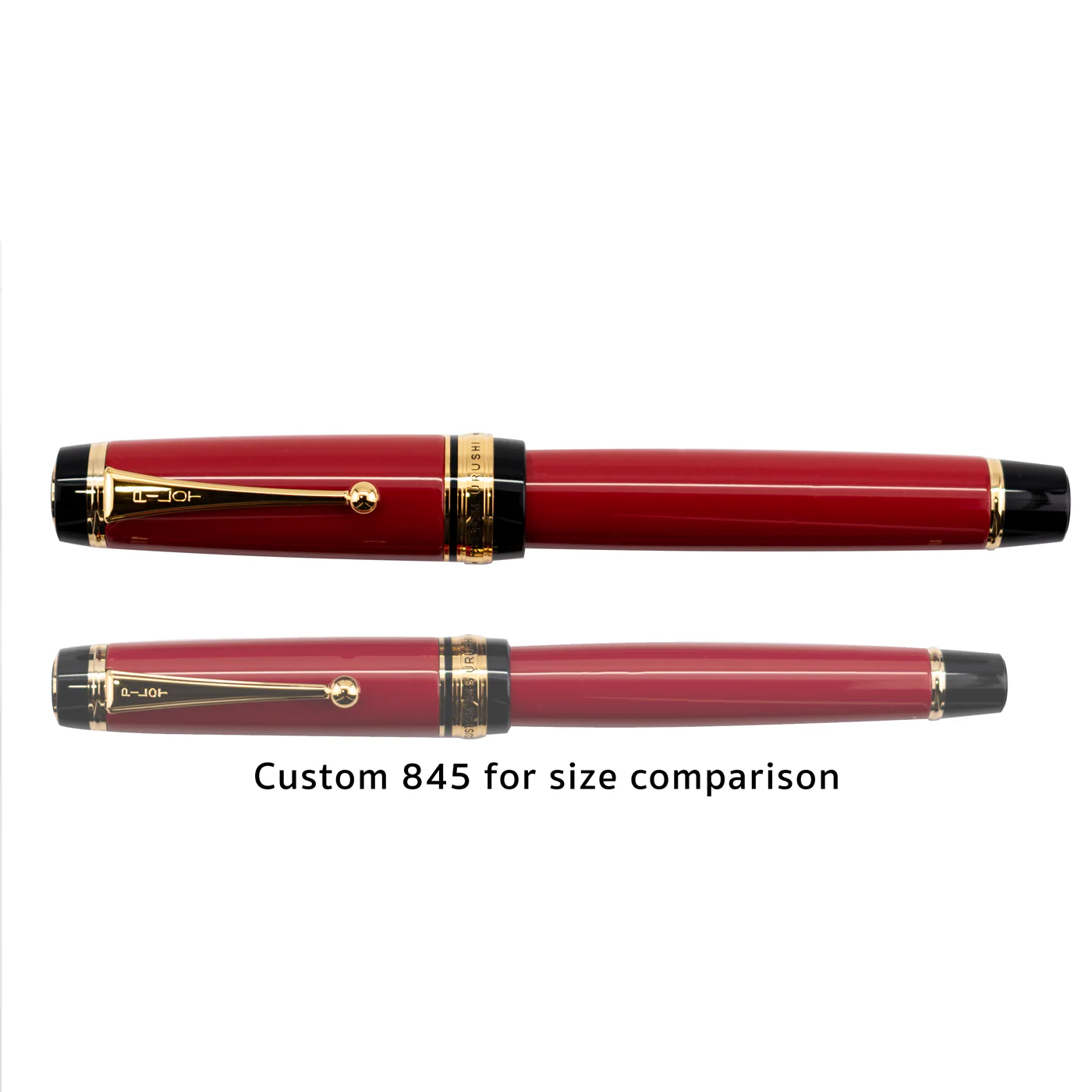 Pilot Custom Urushi Vermilion Red Fountain Pen - Image 5