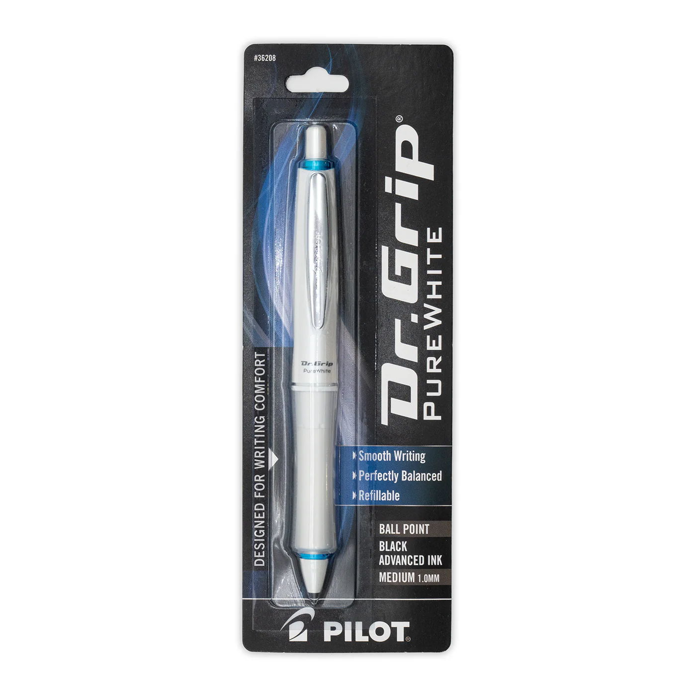 Pilot - Dr. Grip Pure White Gel Ink Retractable Ballpoint Pen - Image 2