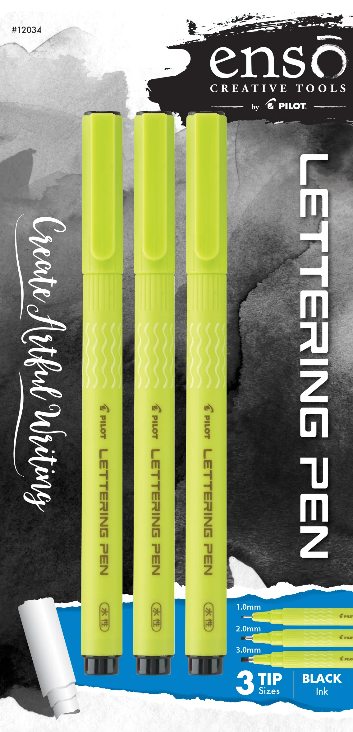 Pilot Ensō Lettering Pen 3 Pack