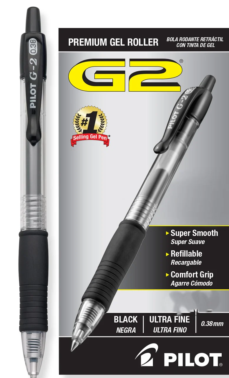 Pilot - G2 Retractable Gel Pen Black
