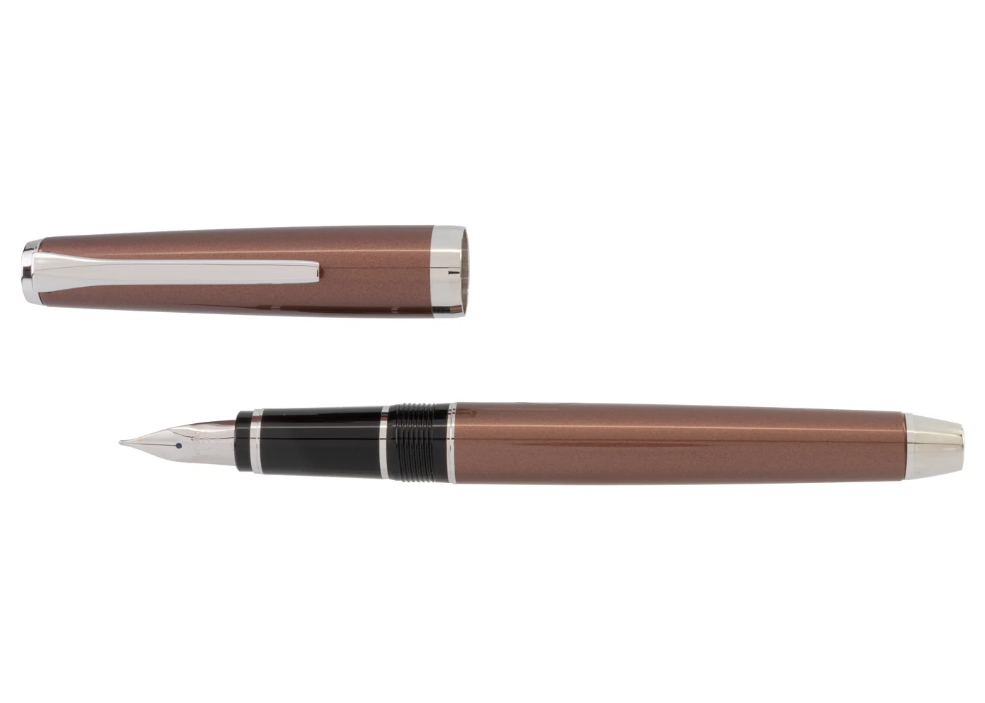 Pilot Metal Falcon Brown with Rhodium Trim - Image 3