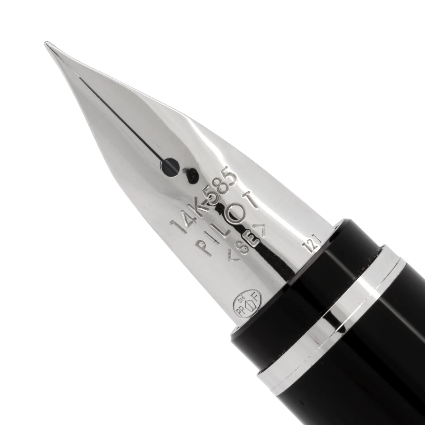 Pilot Metal Falcon Burgundy with Rhodium Trim - Image 4