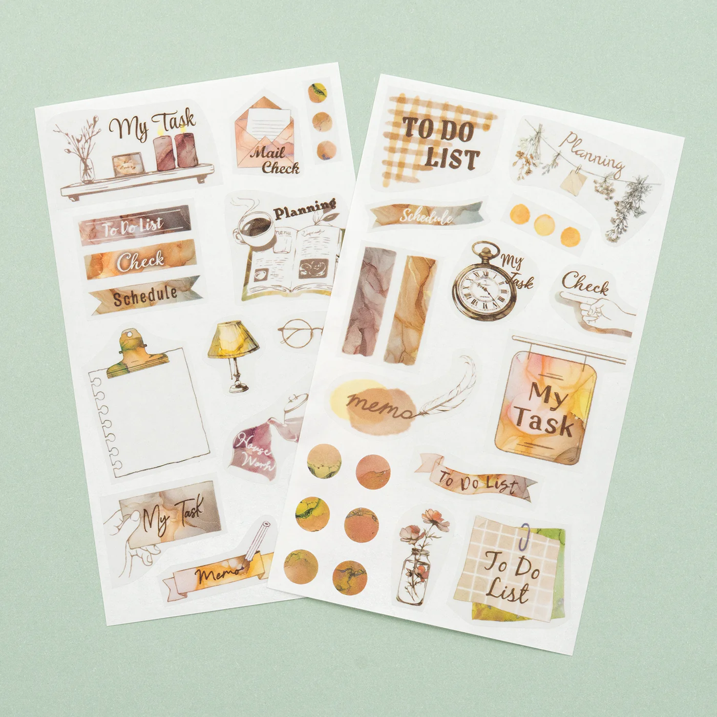 Pine Book - Task Deco Sticker Sheet - Image 2
