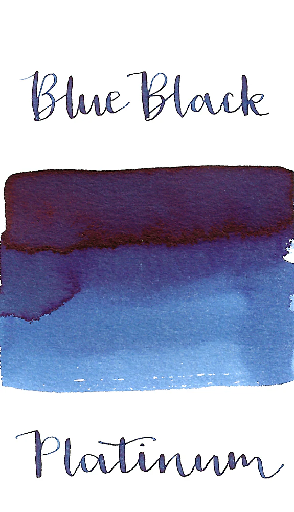 Platinum Dyestuff Blue Black Ink