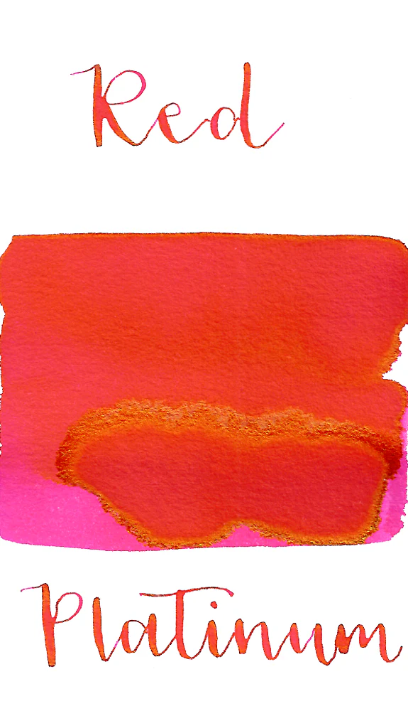 Platinum Dyestuff Red Ink