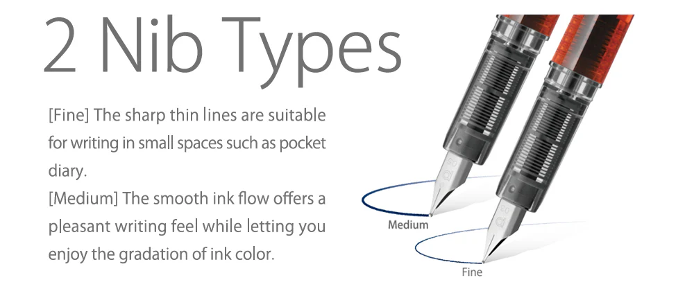 Platinum Prefounte Fountain Pen- Crimson Red - Image 3