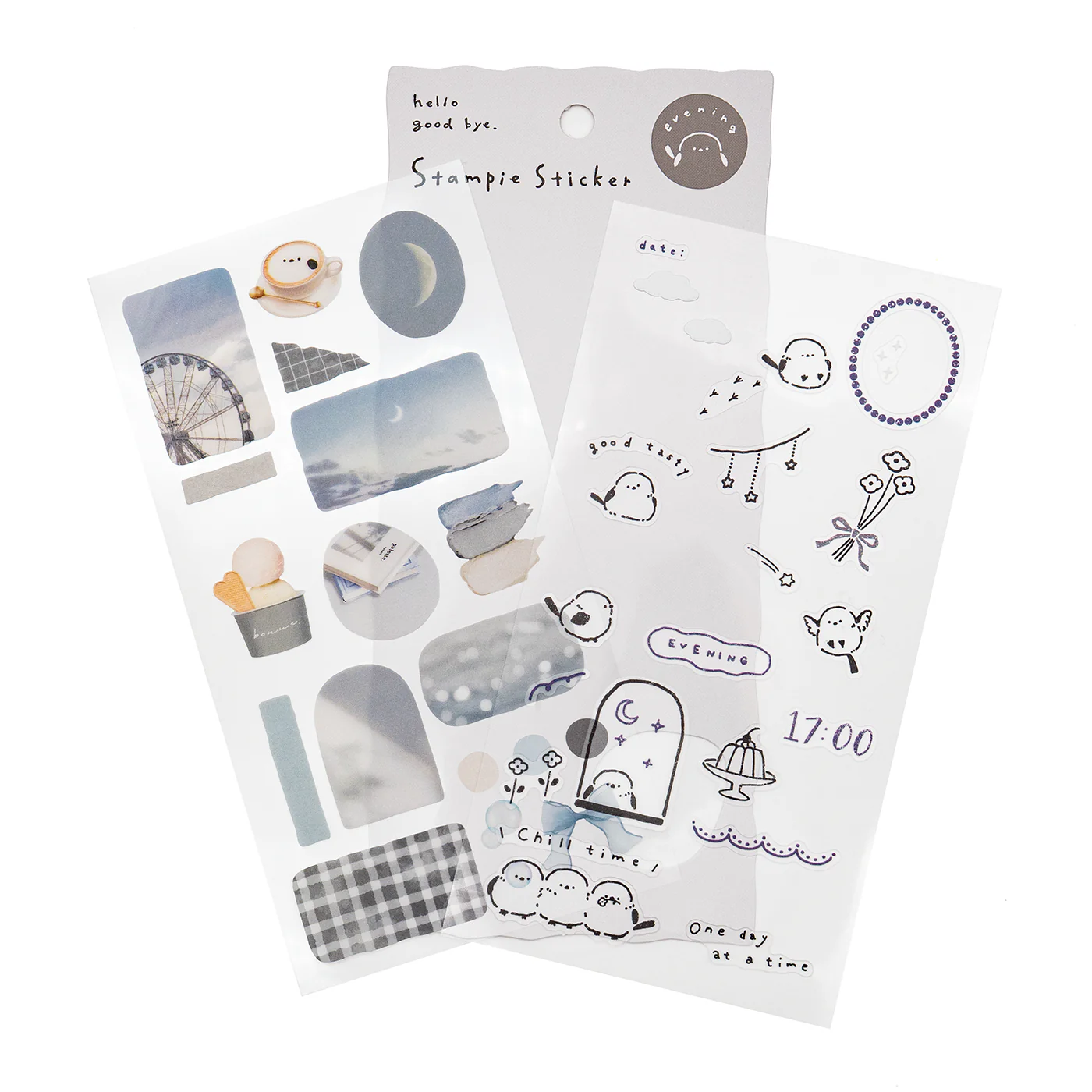 Q Lia Stampie - Evening Gray Sticker Sheet - Image 2