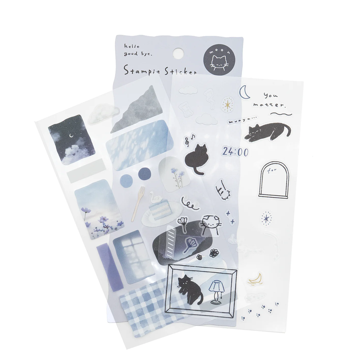 Q Lia Stampie - Navy Moon Sticker Sheet - Image 2