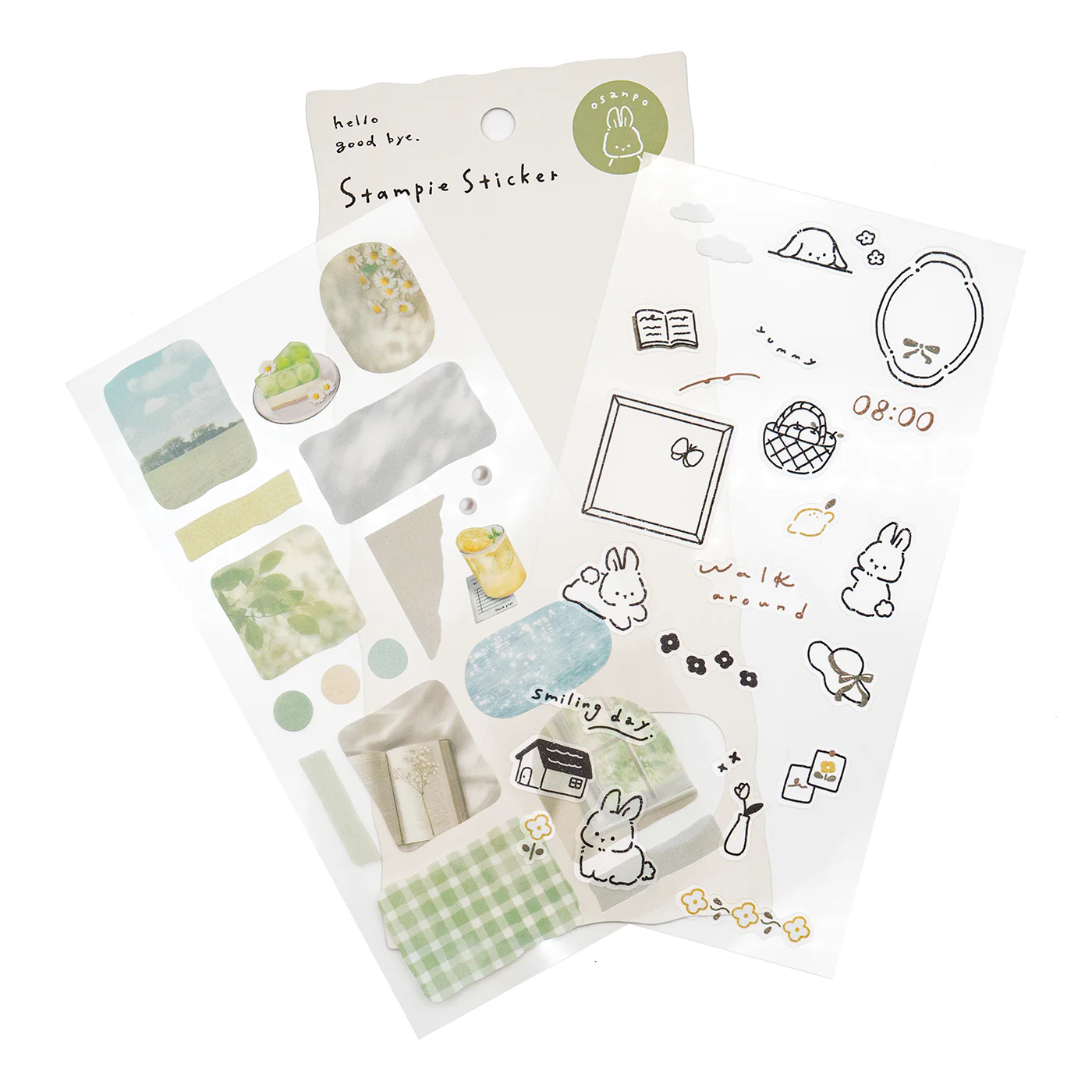 Q Lia Stampie - Osampo Green Sticker Sheet - Image 2