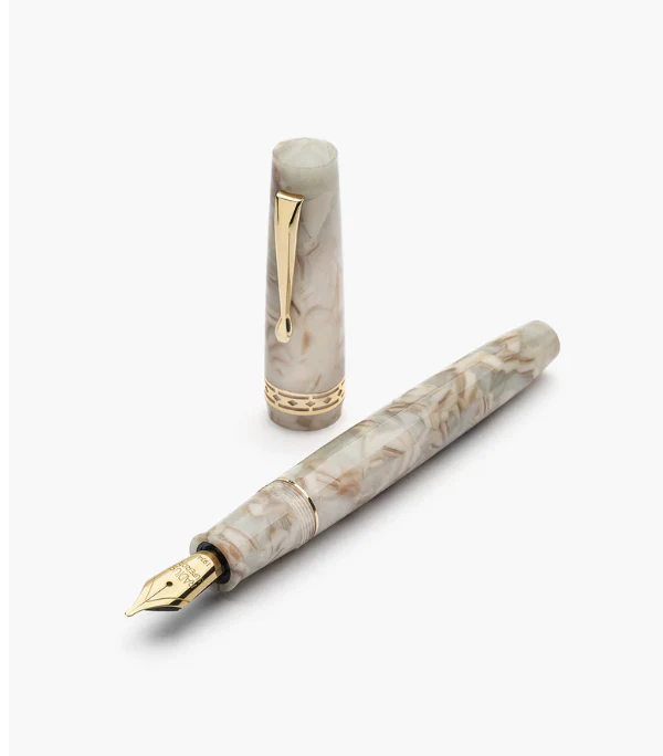 Radius 1934 Seventh White Marble Gold Trim