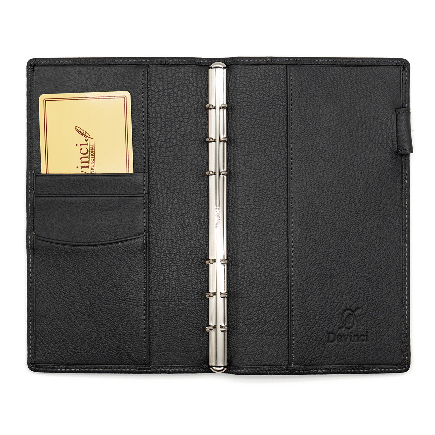 Raymay Davinci Airy Goat Bible Size System Organizer Grey - 8mm Ring Size - Image 2