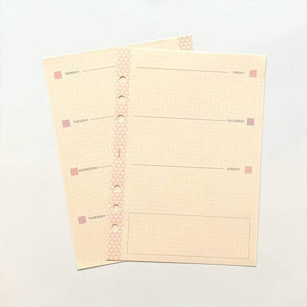 Raymay Davinci Note Refills A5 - Free Weekly Schedule - Image 2
