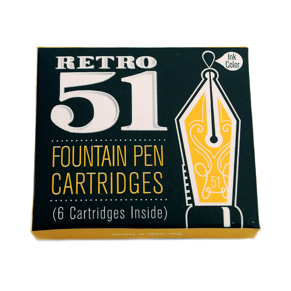 Retro 1951 Black Fountain Pen Cartridge