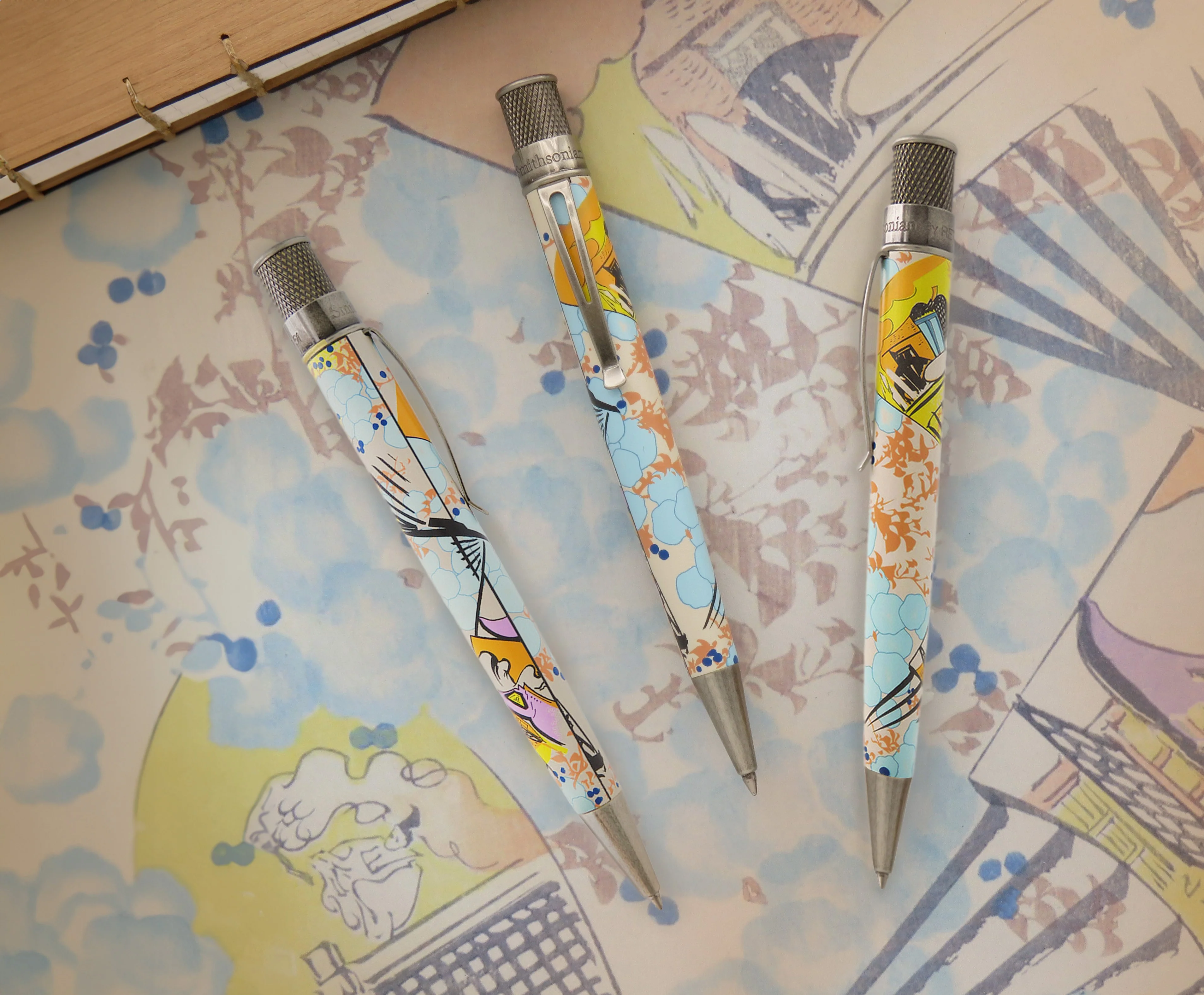 Retro 1951 Smithsonian Bijutsukai (Asian Fan) Rollerball - Image 2
