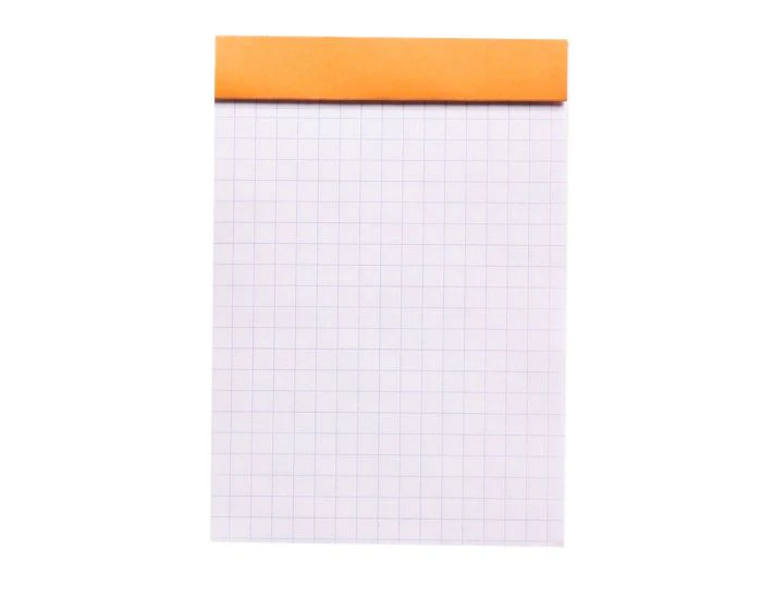 Rhodia #12 Classic Staplebound Notepad - Orange - Image 3