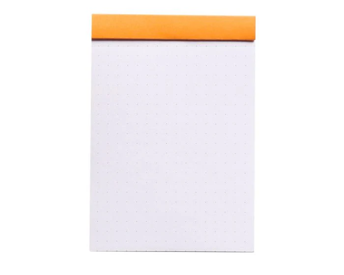 Rhodia #12 Classic Staplebound Notepad - Orange - Image 4