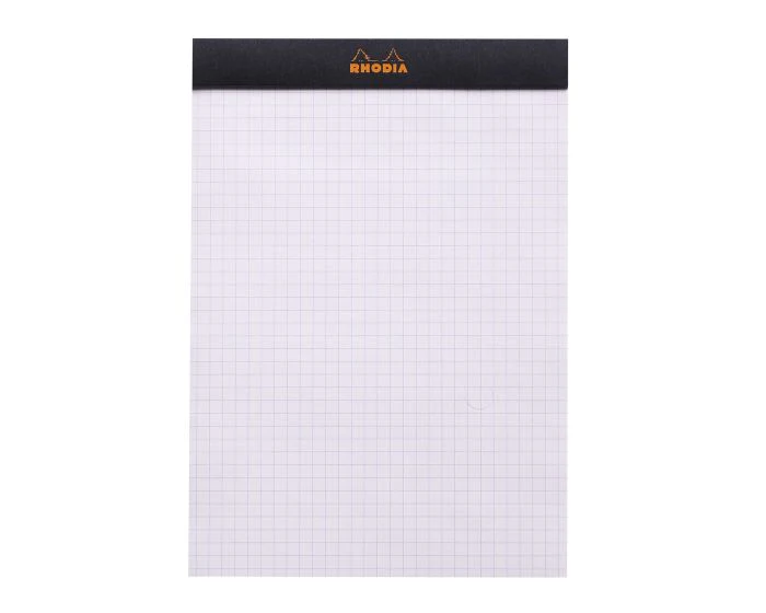 Rhodia #16 Classic Staplebound Notepad - Black - Image 7