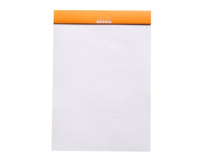 Rhodia #16 Classic Staplebound Notebook - Orange - Image 6