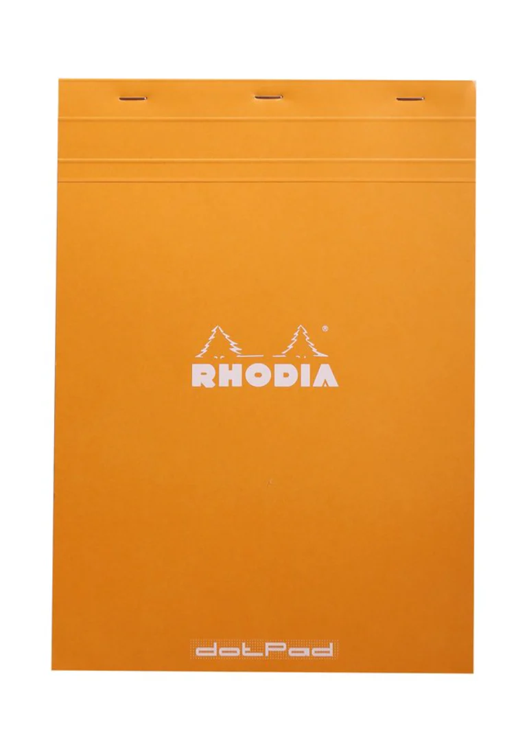 Rhodia #18 Classic Staplebound Notebook - Orange - Image 3