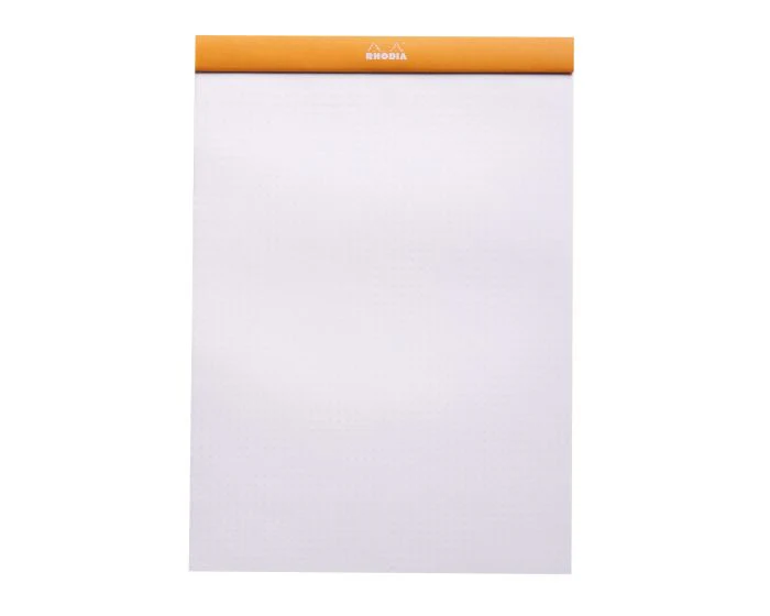 Rhodia #18 Classic Staplebound Notebook - Orange - Image 5