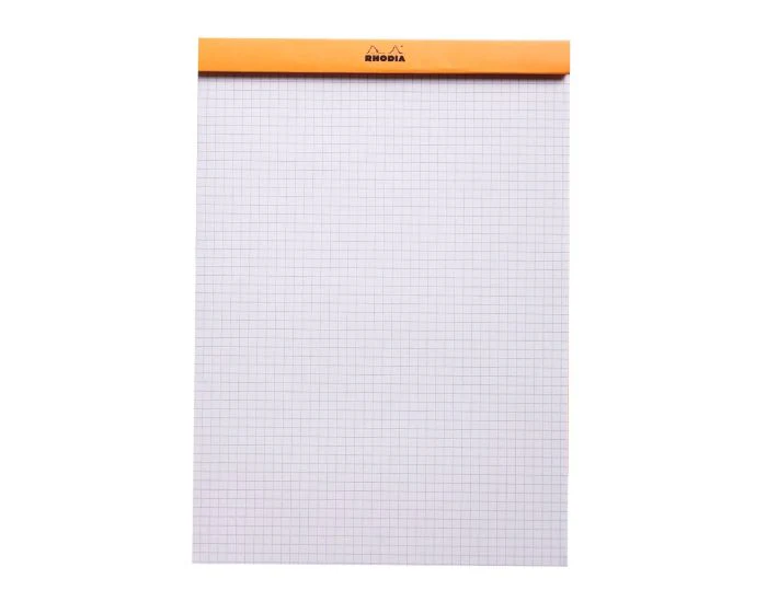 Rhodia #18 Classic Staplebound Notebook - Orange - Image 6