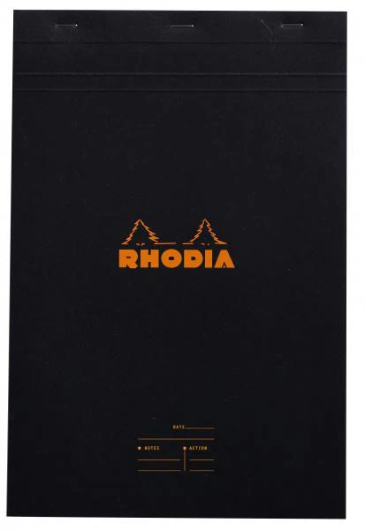 Rhodia #19 Classic Staplebound Notebook - Black - Image 3