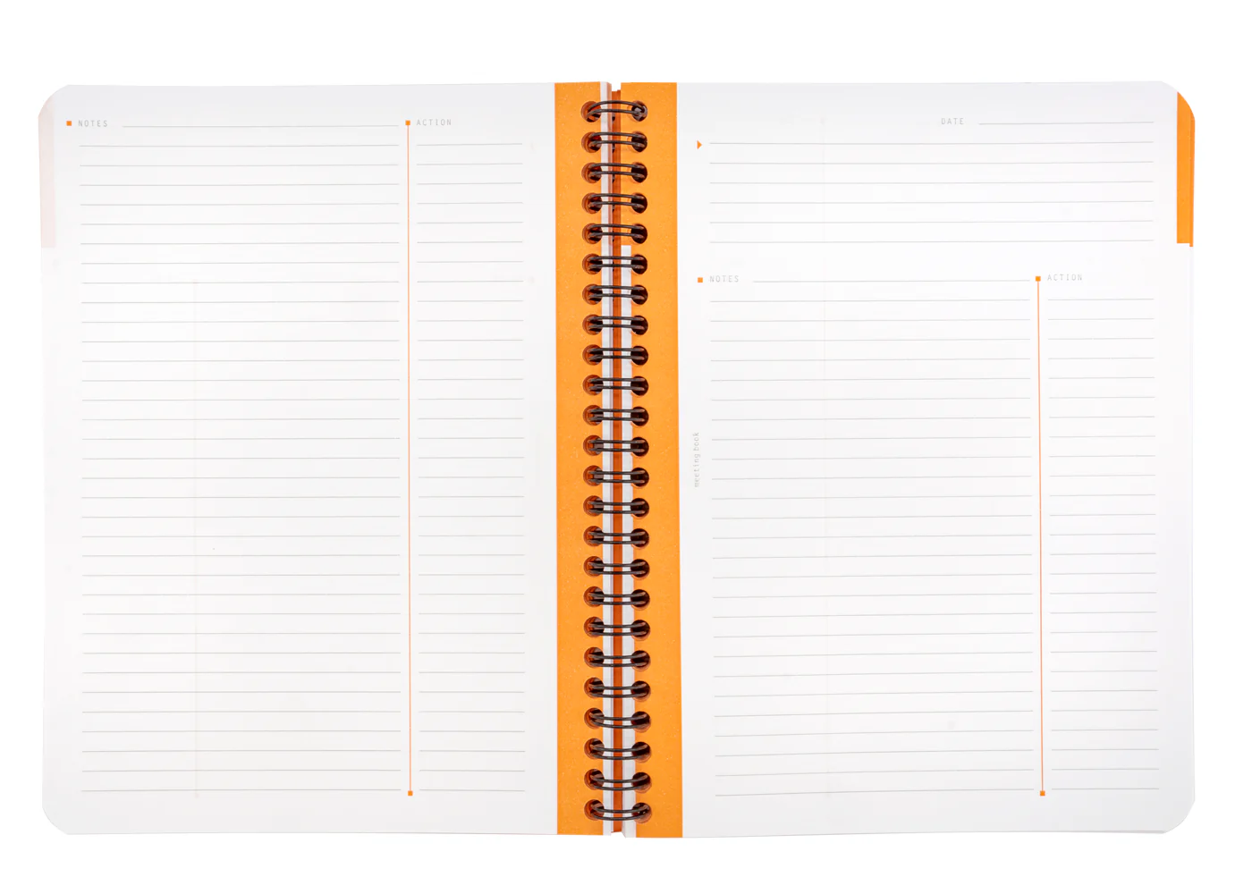 Rhodia A5 Meeting Book- Orange - Image 2