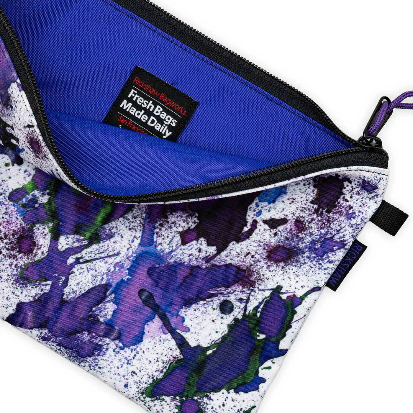 Rickshaw Large Utility Case A5 - Purple Splatter - Image 2