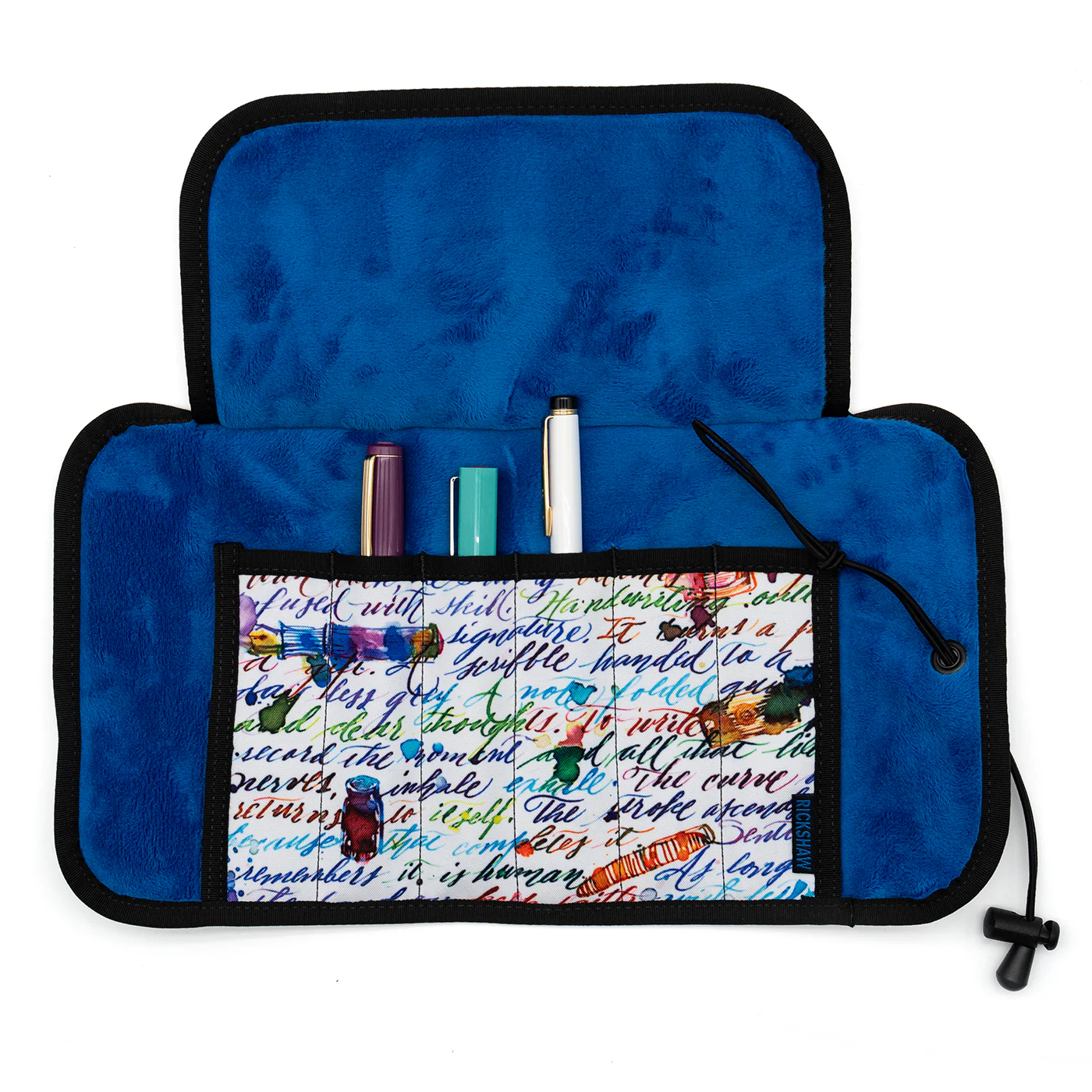Rickshaw Leigh Reyes Limited Edition 6 Pen Roll with flaps - Image 2