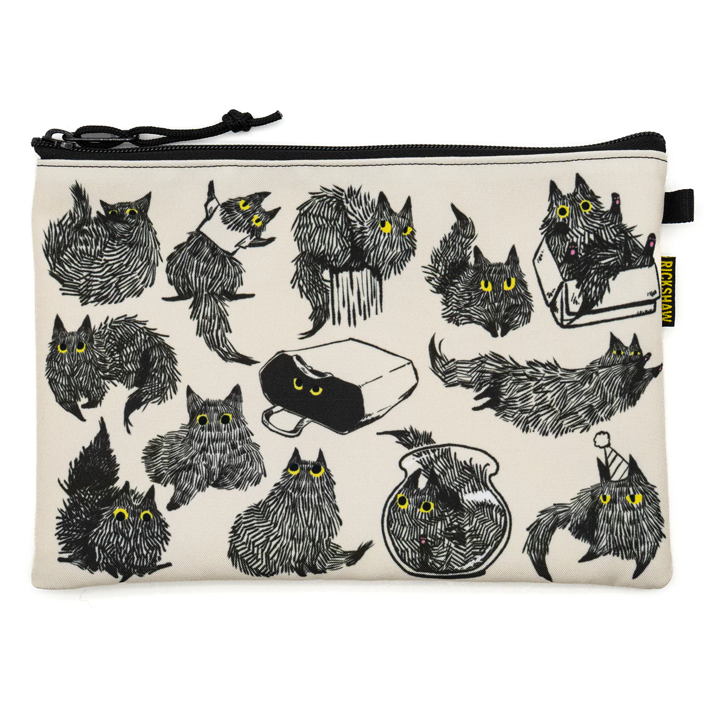 Rickshaw Large Utility Case A5 - Yuki Cat