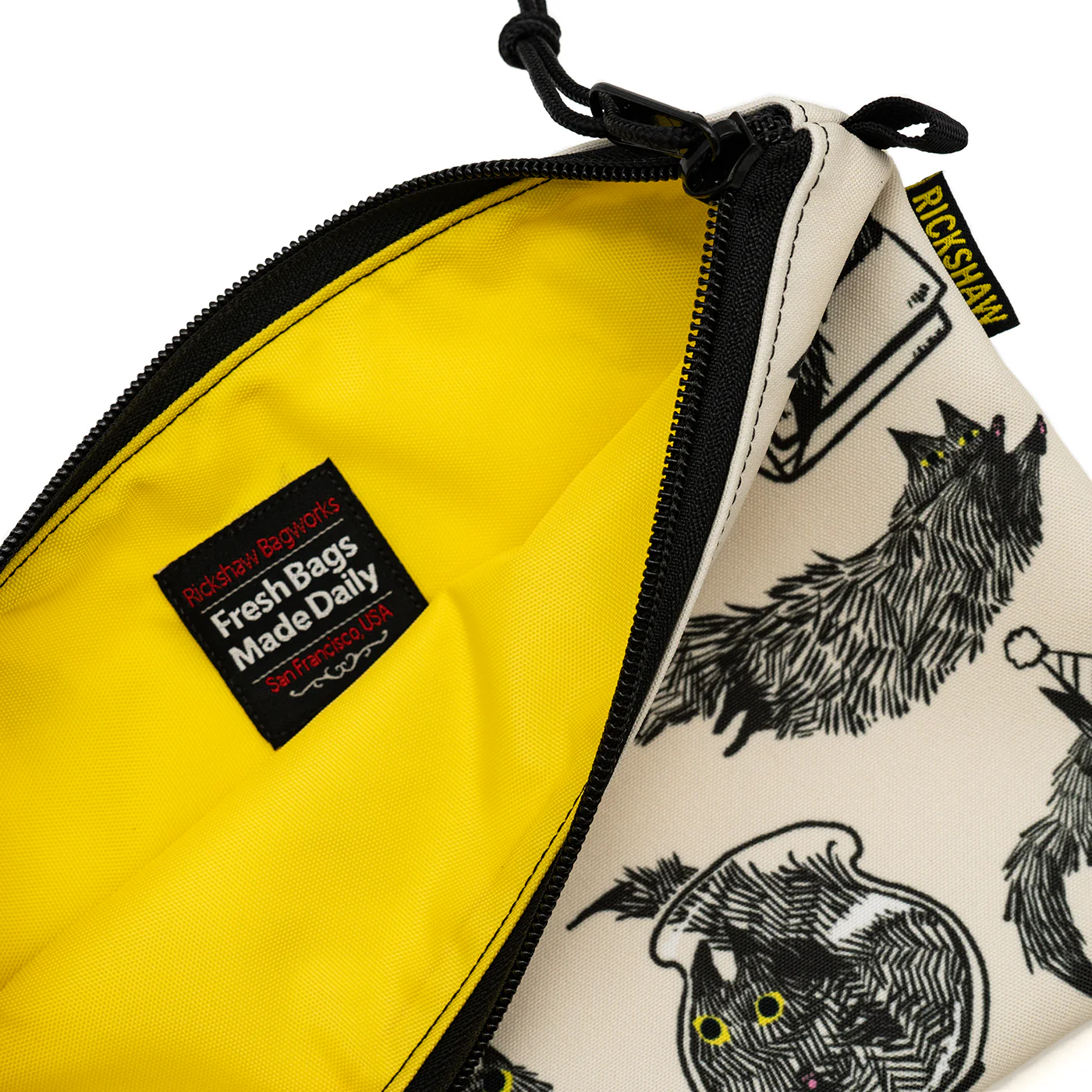 Rickshaw Large Utility Case A5 - Yuki Cat - Image 3