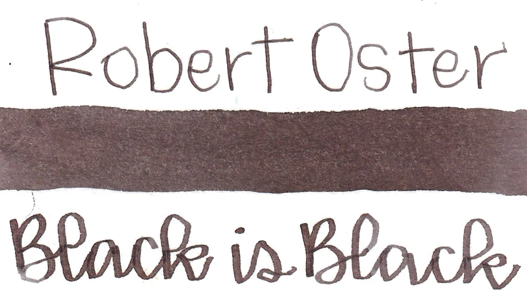 Robert Oster Black is Black