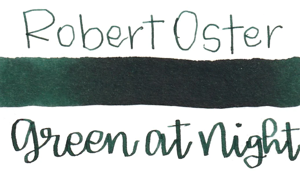 Robert Oster Green at Night