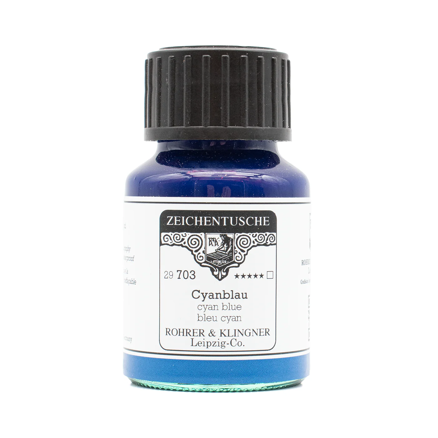 Rohrer & Klingner 29 Range Calligraphy Ink NOT FOR FOUNTAIN PENS - 50ml Bottle - Image 4