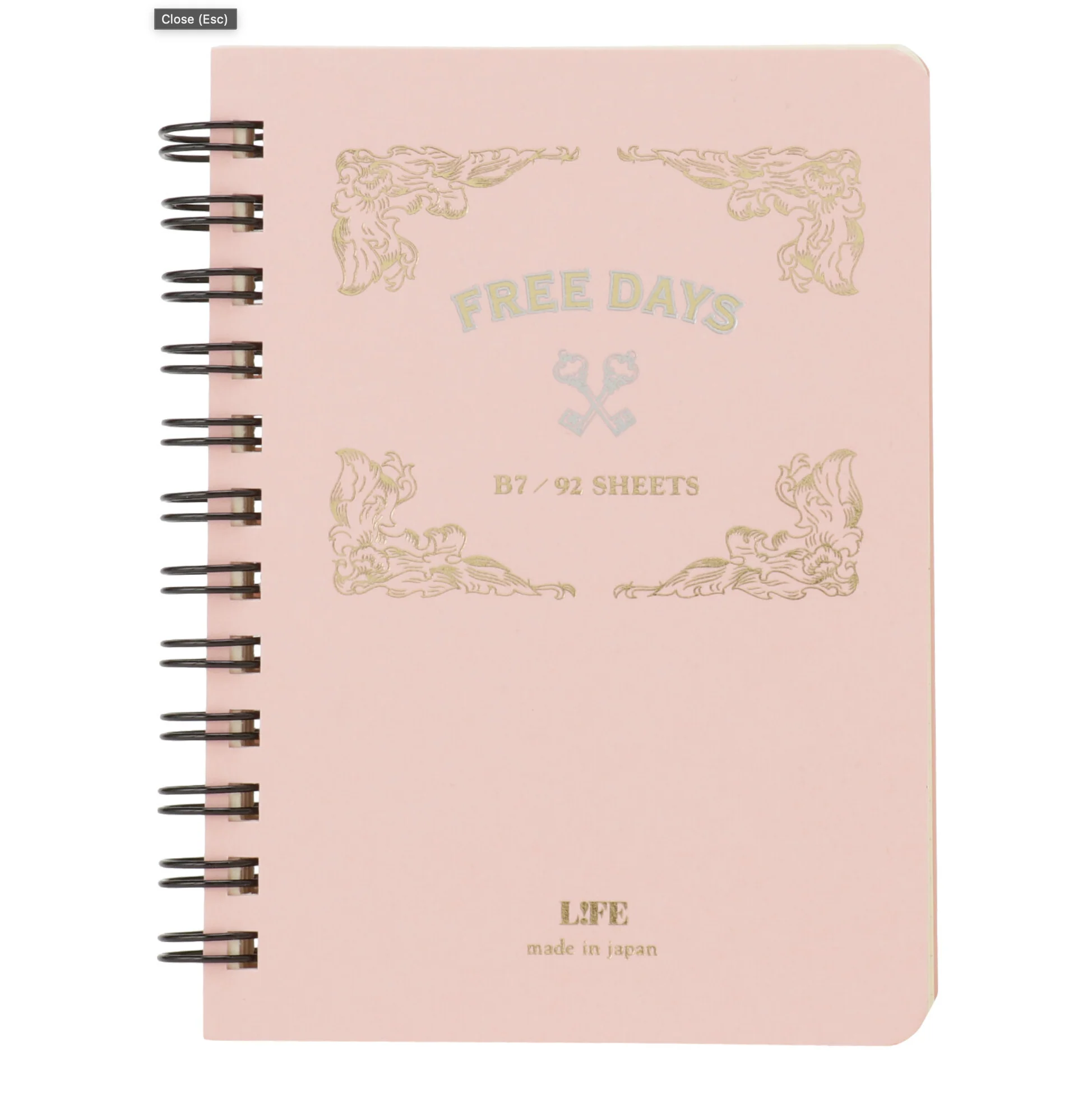 Life Stationery "Free Days" B7 Open Scheduler - Image 2