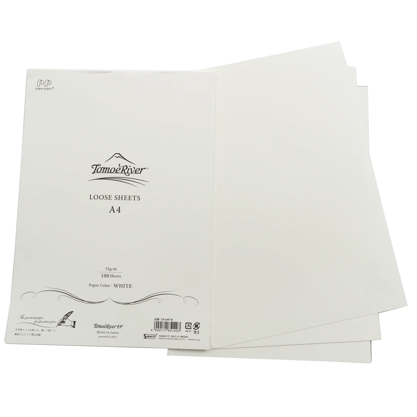 Sakae TP Tomoe River A4 - 52gsm - 100 Loose Sheets Blank - Image 2