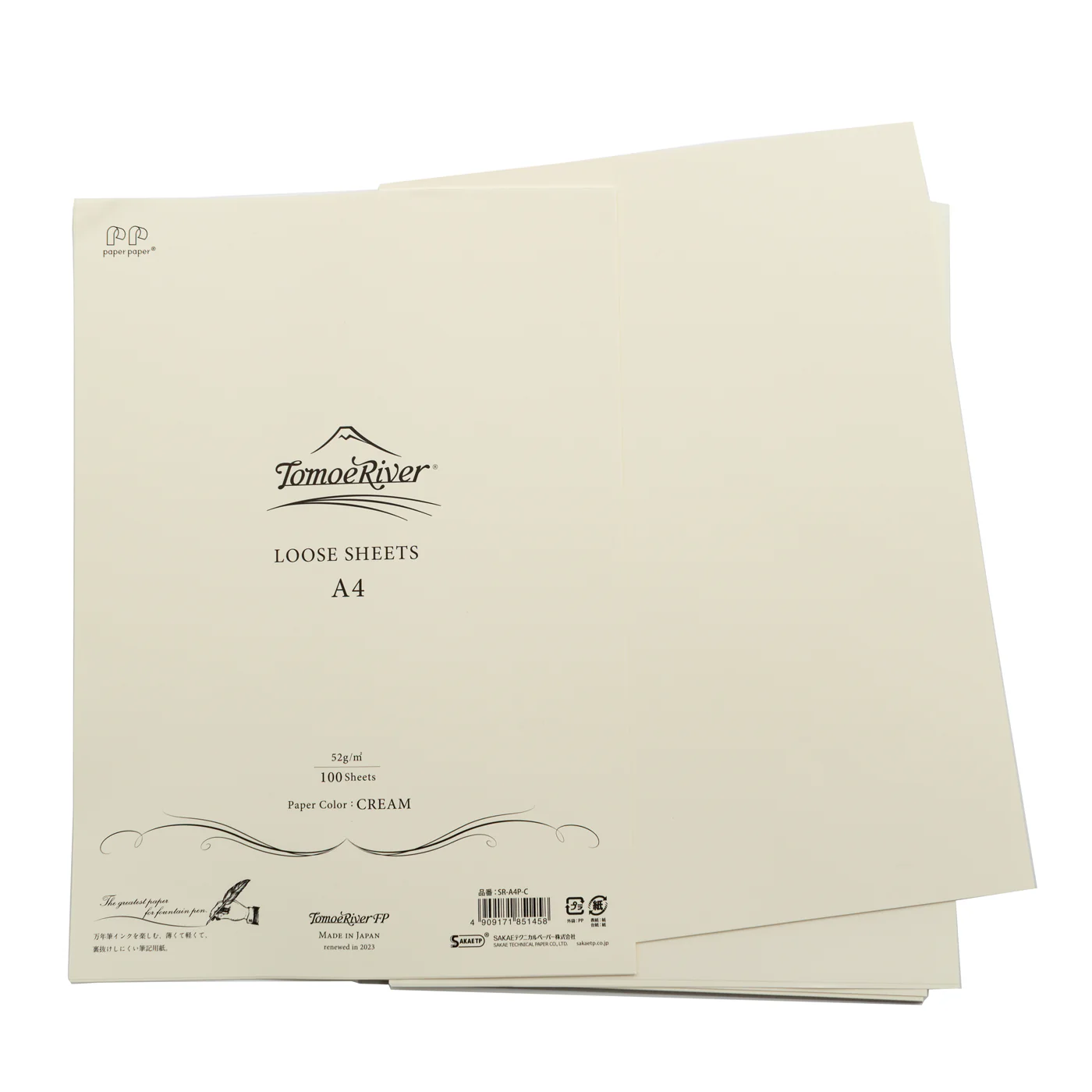 Sakae TP Tomoe River A4 - 52gsm - 100 Loose Sheets Blank - Image 4