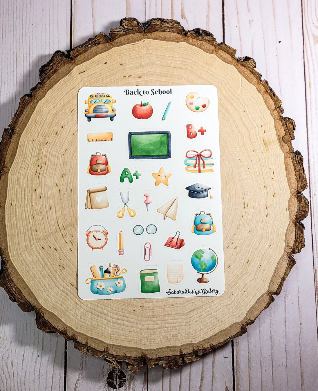 Sakura Design Gallery - Vinyl Stickers - Back To School - Image 2