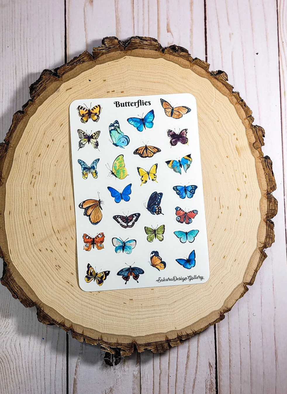 Sakura Design Gallery - Vinyl Stickers - Butterflies - Image 2