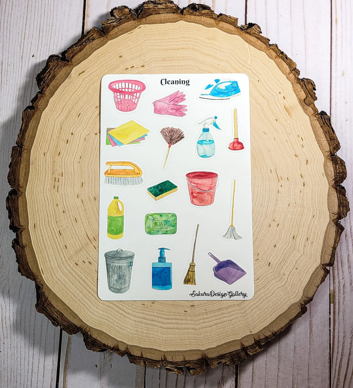 Sakura Design Gallery - Vinyl Stickers - Cleaning - Image 2