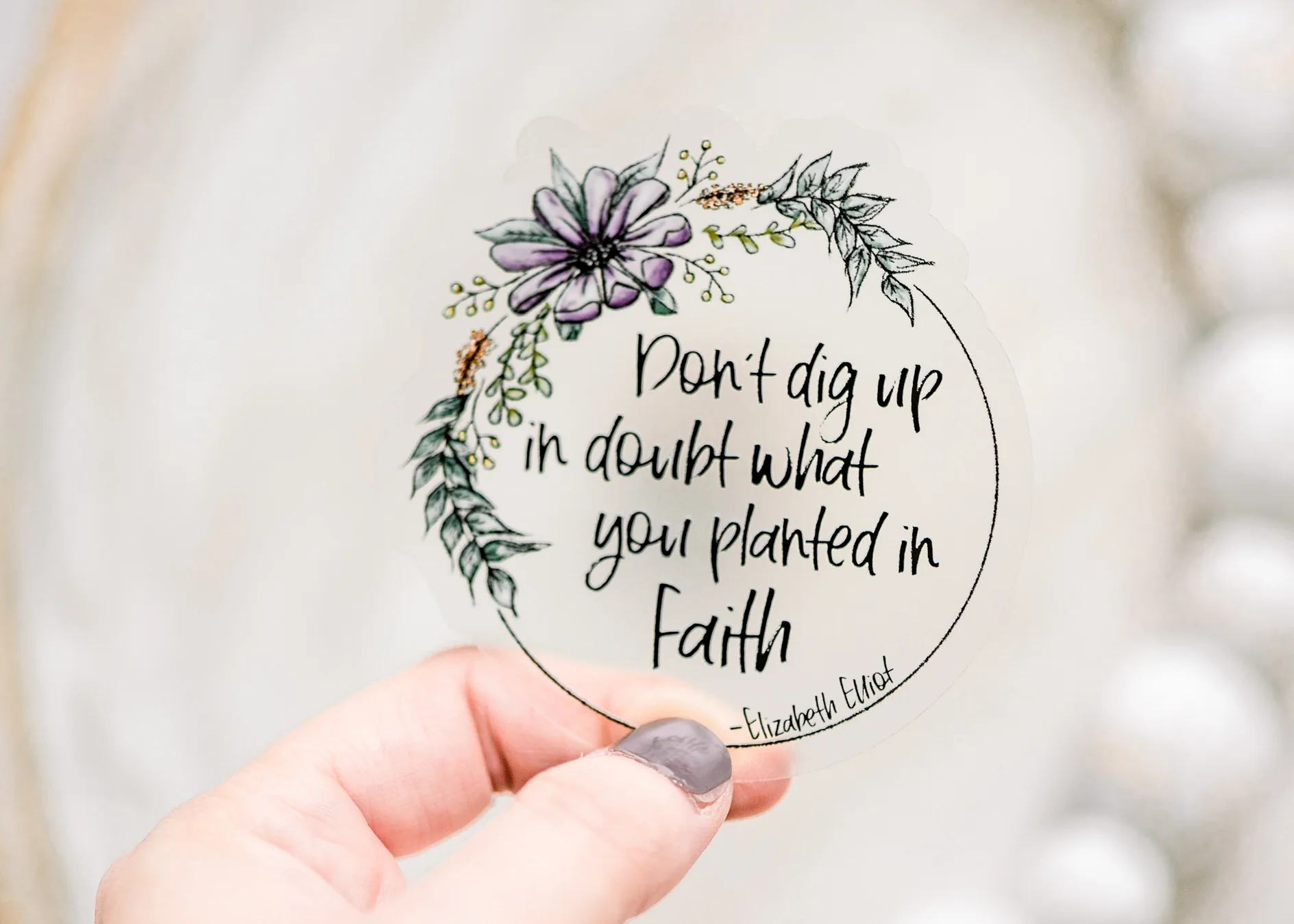 Savannah and James Co - Vinyl Sticker - Don't Dig Up - Image 2