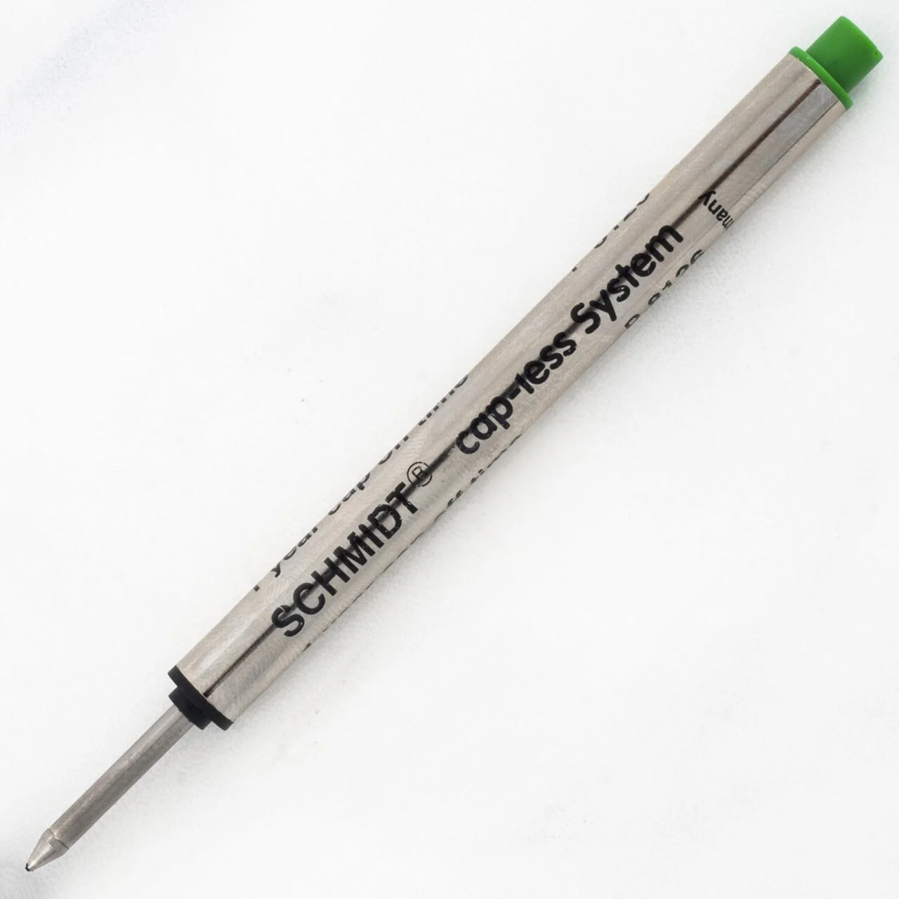 Schmidt 8126 Short Capless System Rollerball Refill- Green